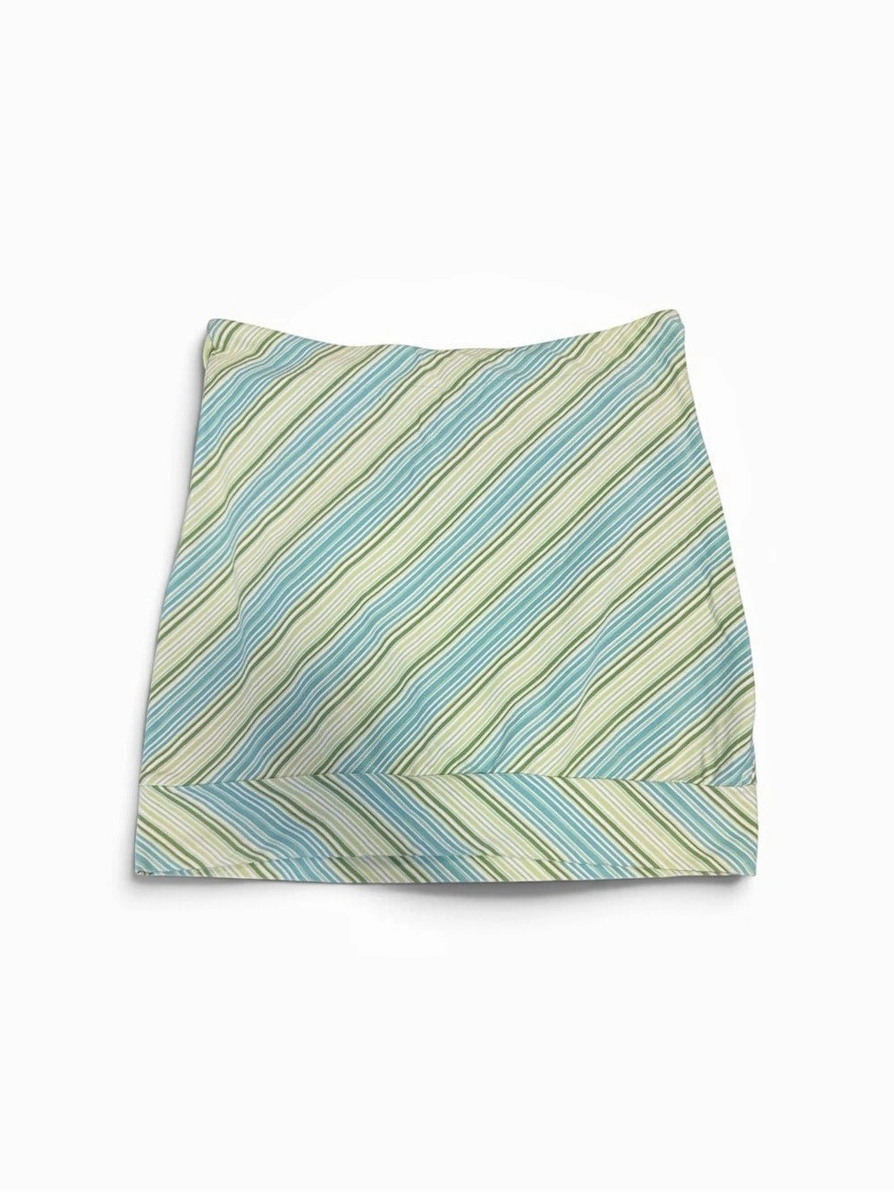 Ann Taylor Loft Geometric Mini  in Green & Blue Size Medium